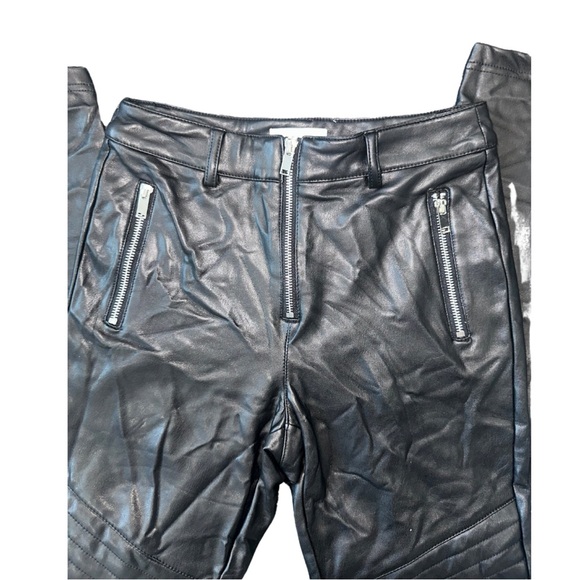 Topshop - Leather Moto Pants Leggings NWOT - Picture 8 of 13